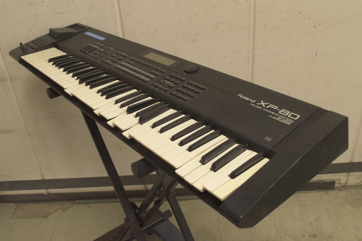 Roland シンセサイザー XP-80 メンテナンス済 ヴィンテージ シンセサイザーの修理 ローランド XP-80 2台目