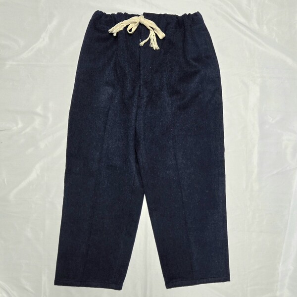 SSA ホスピタルパンツ フランス軍 ヴィンテージ ドローストリング ウールパンツ ネイビー french hospital pants vintage