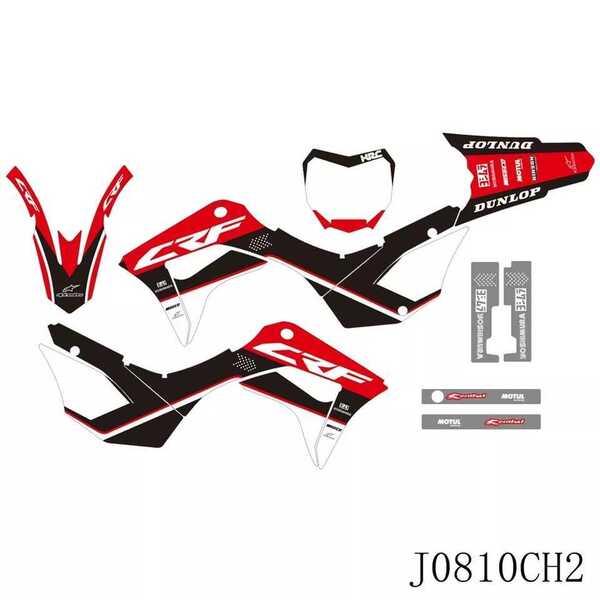 【国内在庫!即納!送料無料】 CRF125F 2019- グラフィック デカール セット ①