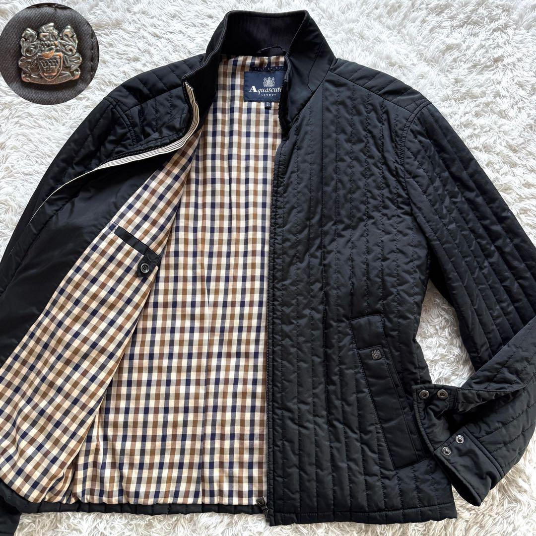 美品Aquascutumアクアスキュータム スイングトップM ブルゾン Yahoo!オークション -「アクアスキュータム aquascutum スイング