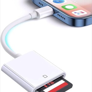 SDカードリーダー Lightning SDカードカメラリーダー カードリーダー