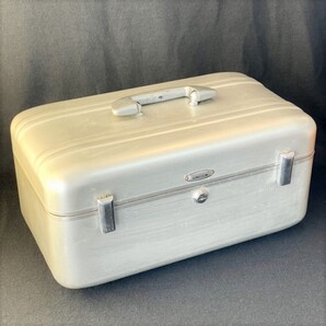 希少 銀ハリ プロ仕様 50s HALLIBURTON ハリバートン ゼロハリバートン ビンテージアルミコスメケース ZERO HALLIBURTON #18650