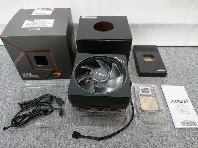 Ryzen 7 7700 未使用 中古】AMD Ryzen 7 7700 (3.8GHz/TC:5.3GHz) bulk AM5/8C/16T/L3