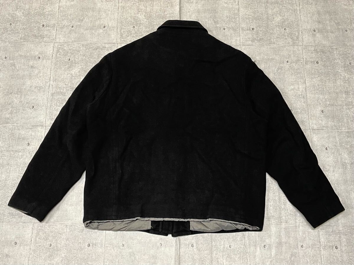 BACH RACH スポーツジャケット 中綿 ウールジャケット バクラック ジャンパー ブラック 黒 キルティングライナー イタリア YL1290 BACH RACH スポーツジャケット 中綿 ウールジャケット バクラック ジャンパー ブラック 黒 キルティングライナー イタリア YL1290