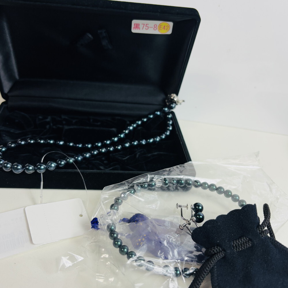 2025年最新】Yahoo!オークション -黒真珠 ネックレスの中古品
