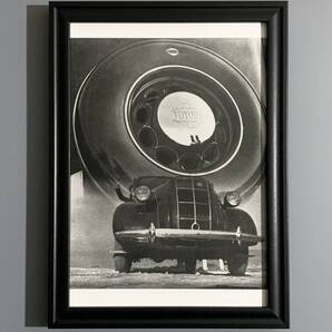■トヨタ自動車■「TOYODA表記ポスター広告(復刻版) 1937」/B5額装品/昭和12年/白井庄造/貴重広告/印刷物/インテリア G2186