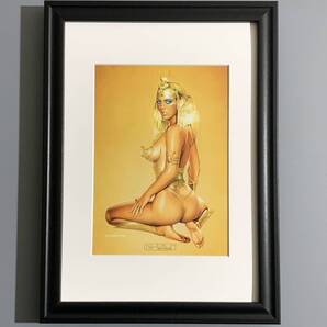 ■空山基■「Sorayama Call in Beautics #4」/B5額装品/エロティックアート/美人画/貴重イラスト/印刷物/インテリア G2203