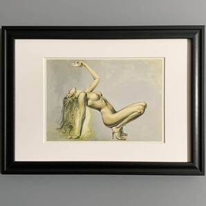 ■空山基■「Sorayama Call in Beautics #9」/B5額装品/エロティックアート/美人画/貴重イラスト/印刷物/インテリア G2208