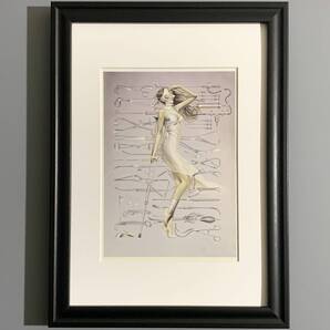 ■空山基■「Sorayama Call in Beautics #13」/B5額装品/エロティックアート/美人画/貴重イラスト/印刷物/インテリア G2212