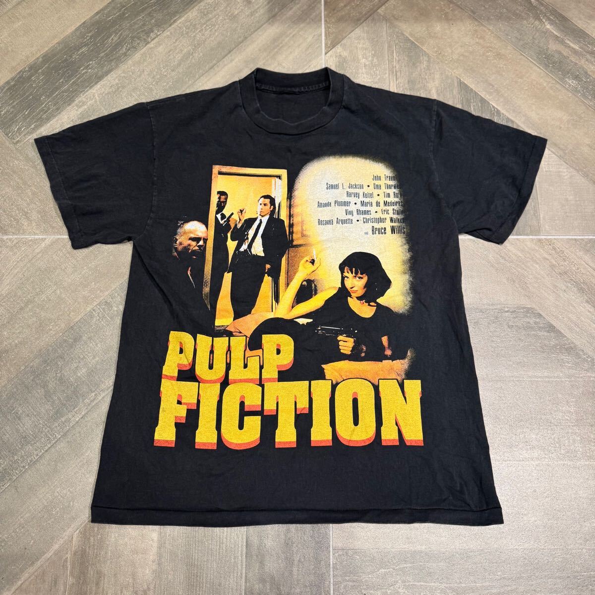 パルプ・フィクション ラグランTシャツ ムービーT グレー L