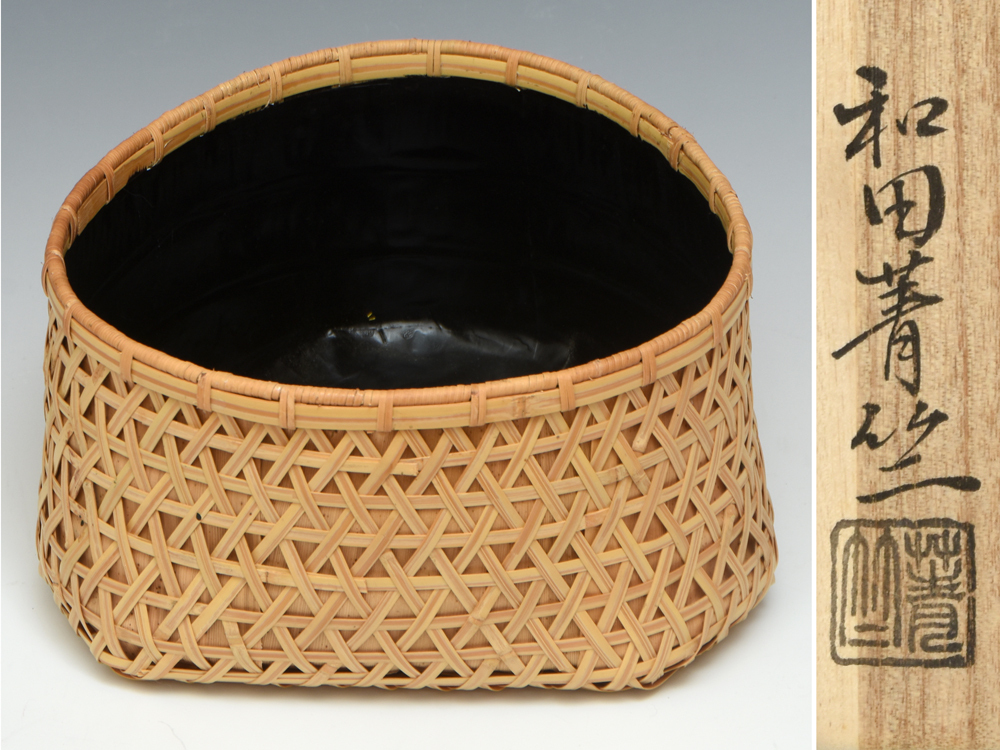 2024最新のスタイル 炭斗 水屋道具 逢絢亭・新品】茶道具 唐物写 木製 風炉用 丸形 木工、竹工芸