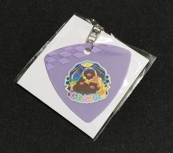 送料無料 ポケモン アローラダグトリオ ギターピック風キーホルダー Pokemon Alola Dugtrioguitar pick key ring