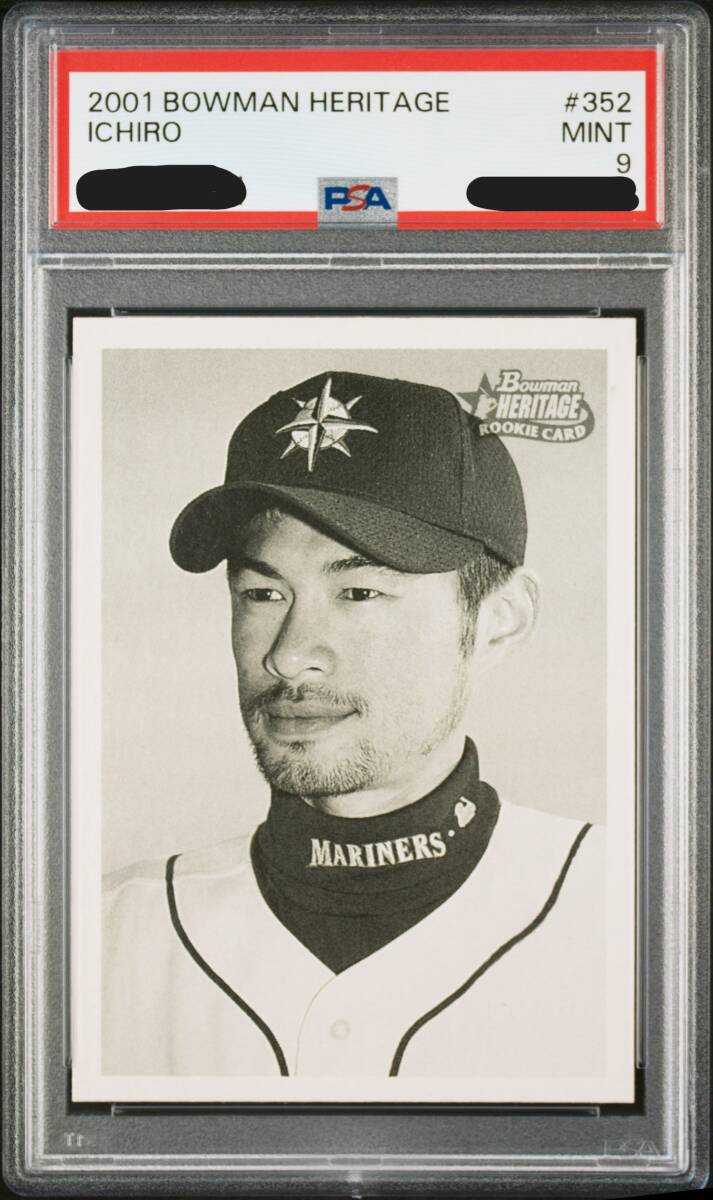 鑑定済 イチロー 直筆サイン ルーキーカード 2001 Toppsトップス Yahoo!オークション -「イチロー 2001」(Topps) (シングルカード