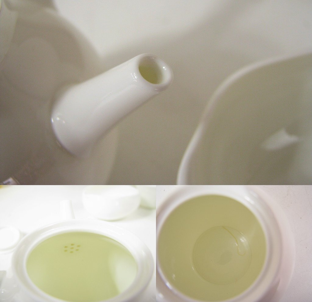尾張 鳴泉造 白磁 煎茶器 煎茶揃 煎茶セット 急須 湯さまし 湯呑 尾張 鳴泉造 白磁 煎茶器 煎茶揃 煎茶セット 急須 湯さまし 湯呑