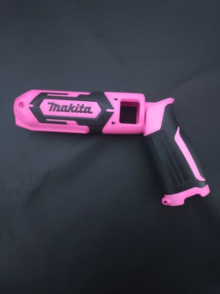 マキタ makita 7.2V ペンドラ ペンインパクト ハウジング TD022DZW TD022 ピンク色 蛍光ピンク 染め 交換手順付き