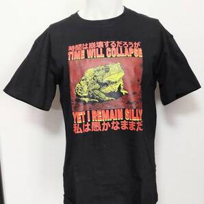送料無料!【Lサイズ】日本語 Tシャツ 時間は崩壊するだろうが 私は愚かなままだ ストリート 病み系 ネオスマ