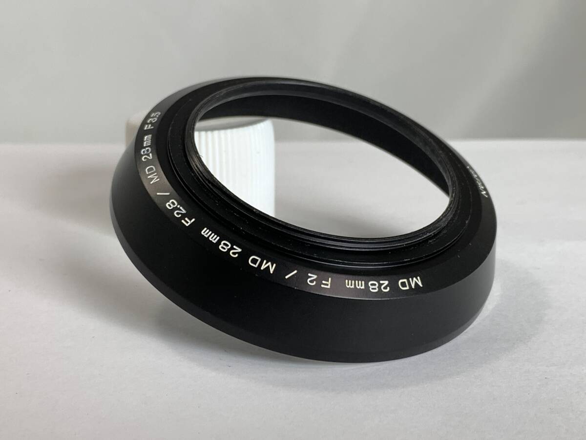 ミノルタ MD 28mm f3.5 純正フード付き Yahoo!オークション -「minolta 28mm f3.5」(フード