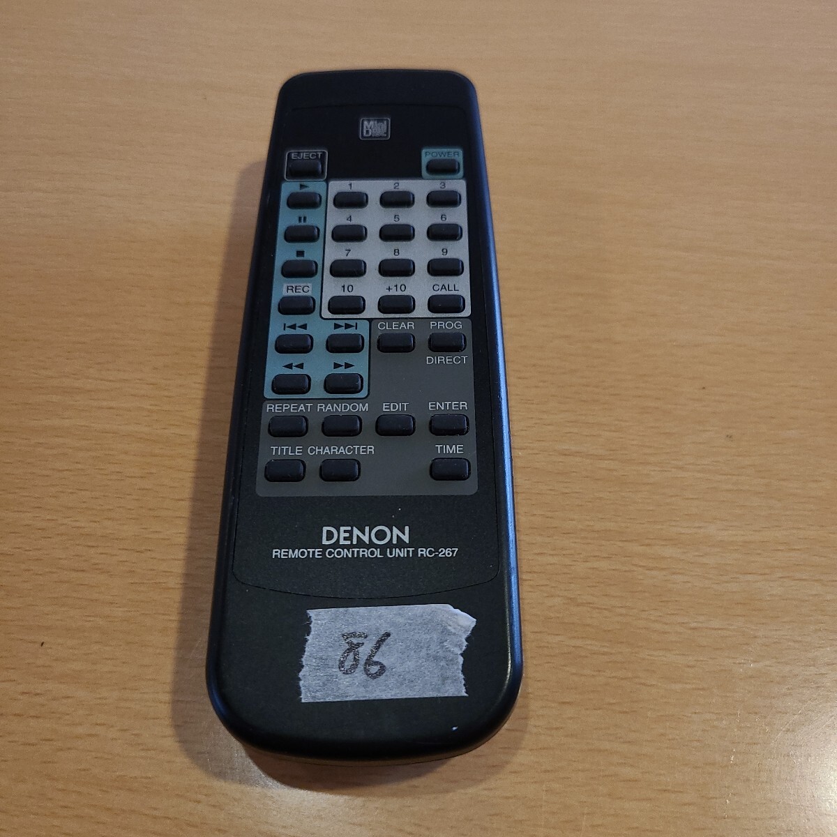 DENON - DENON MDプレーヤー リモコン RC-257 対応機種DMD-1500