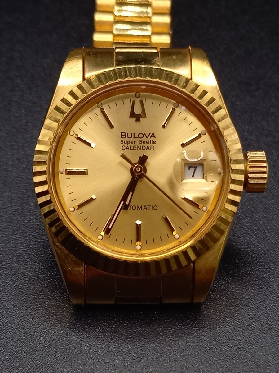 Yahoo!オークション -「bulova super seville」(ブランド腕時計