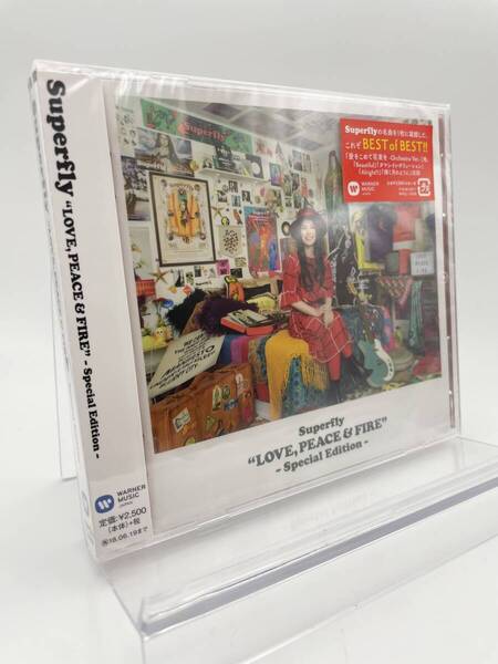 M 匿名配送 CD Superfly LOVE, PEACE & FIRE Special Edition スーパーフライ 4943674277001