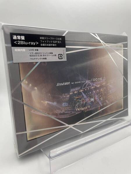 匿名配送 Blu-ray Snow Man 1st DOME tour 2023 i DO ME 通常盤 初回スリーブケース仕様 4595986986111