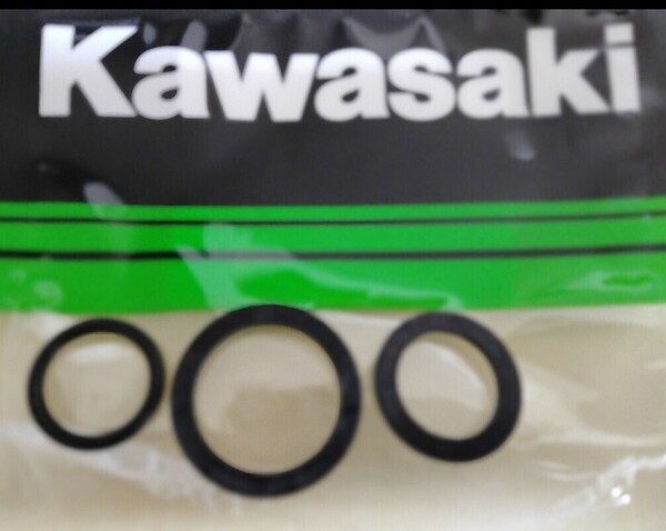 KAWASAKI Z750RS ZⅡ Z2 Z900 純正 フューエル コック用 オーバーホール ガスケット カップ Oリング パッキン ガソリン コック 漏れ