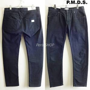 即決★ 送料無★ P.M.D.S. RICHARD 【M】 スキニー コットンストレッチ デニットパンツ ブラック イタリア製 ピーエムディーエス I491