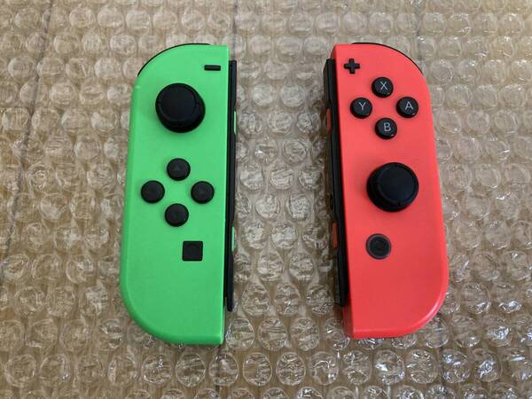 即決! ニンテンドー スイッチ Nintendo Switch ジョイコン JOY-CON ネオングリーン ネオンレッド (L)/(R) 左 右 セット