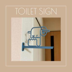 壁かけトイレサインプレート 3Dプリンター品 軽量