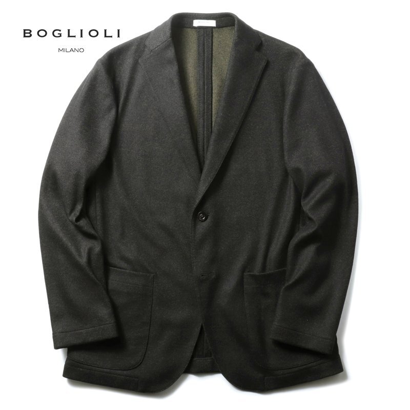 未使用 ボリオリ K.JACKET L（48） BOGLIOLI 美品 ボリオリ LINEA K.JACKET シングル テーラード