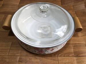 $$〜リピーター様特典割引有り◎未使用◎ sweet violet ◎両手ホーロー鍋