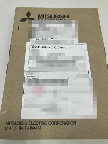 2024年製 MELSOFT MX Component Version 5(日本語版)標準ライセンス品 SW5DND-ACT-JA