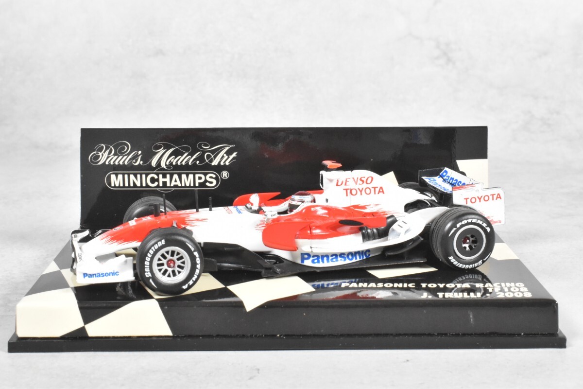 MINICHAMPS パナソニック レーシングショーカー2008 J.トゥルーリ Yahoo!オークション -「toyota tf108」(ミニチャンプス) (自動車