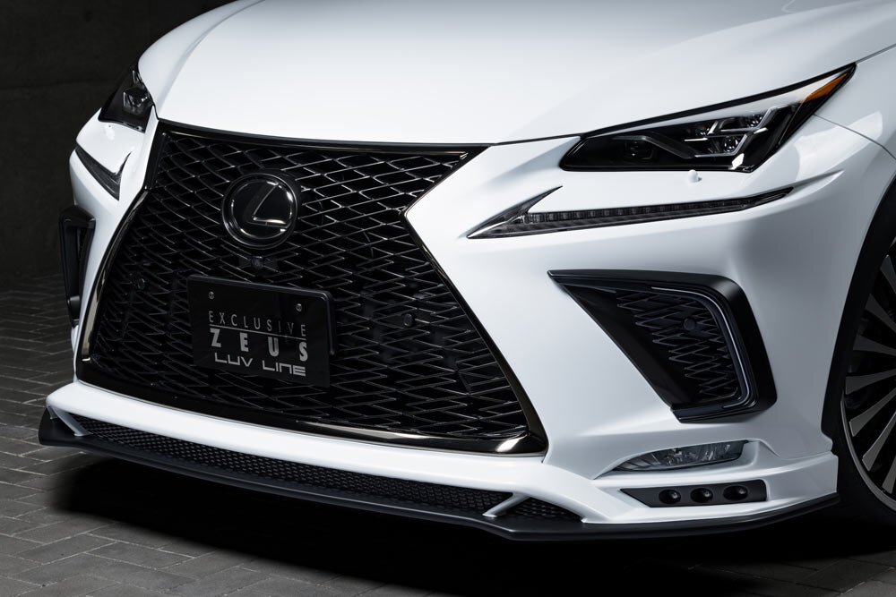 M'z SPEED フロントハーフスポイラー 未塗装 FRP レクサス NX300 AGZ10 AGZ15 H29.9～R3.10