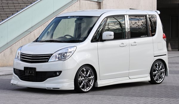 M'z SPEED 3点キット ブルーイッシュブラックパール (ZJ3) FRP ソリオ MA15S H23.1~H25.10 MC前