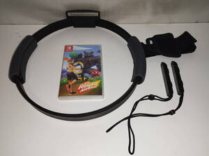 中古品/欠品有り ニンテンドースイッチソフト リングフィット アドベンチャー Joy-Conストラップ付き 箱欠品