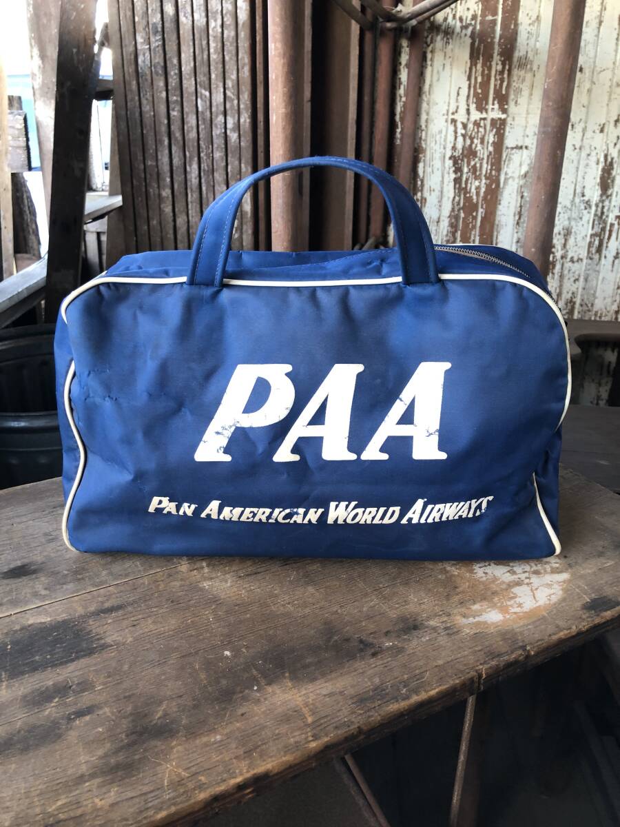 PAN AM パンナム PAA 1950年代 ボストンバッグ／エアラインバッグ