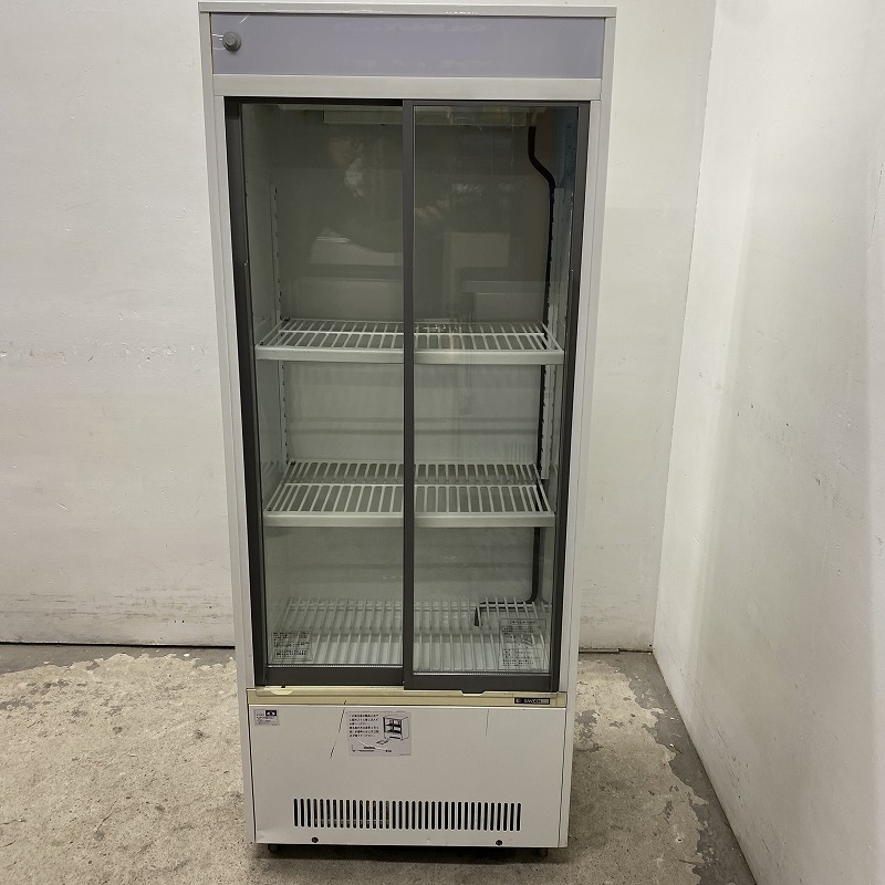 ★EA3104 | 小型冷蔵ショーケース サンデン MUS-84XE W590×D400×H1475mm 業務用 厨房用 中古