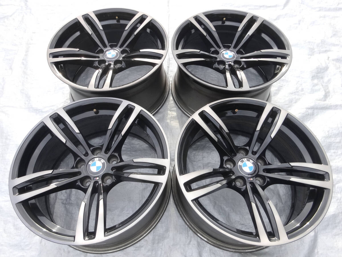 希少 BMW 純正 19in 9J +29 10J +40 PCD120 ブラック 4本セット 鍛造 ダブルスポーク M2 F87 M3 M4 F80 F82 F10 5シリーズ