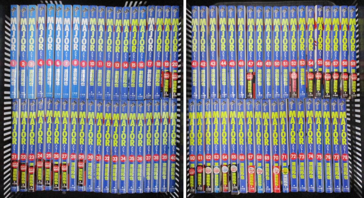 Yahoo!オークション -「MAJOR 全巻 78」(本、雑誌) の落札相場