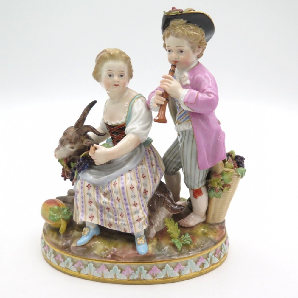✤マイセン(Meissen)フィギュリン✤『羊飼いの女性』 - メルカリ
