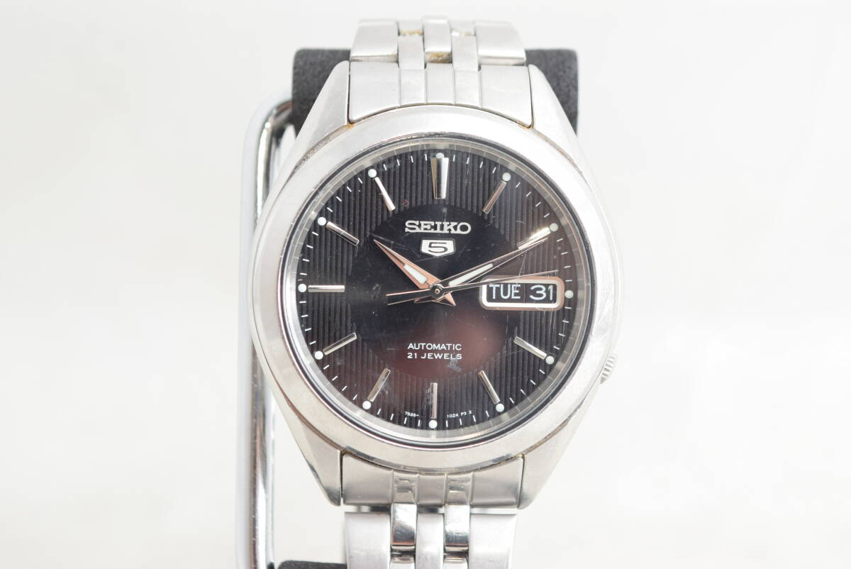 SEIKO 5 セイコー 自動巻き 7S26 03V0 Yahoo!オークション -「7s26-03v0」の落札相場・落札価格