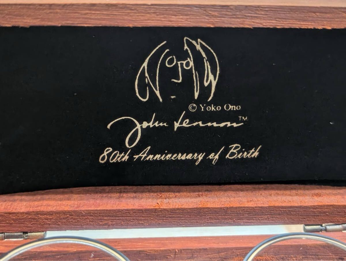 ★未使用・限定品★John Lennon ジョンレノン 丸眼鏡 メガネフレーム Titanium T-β チタニウム JL-P301 80周年特別仕様ケース付き