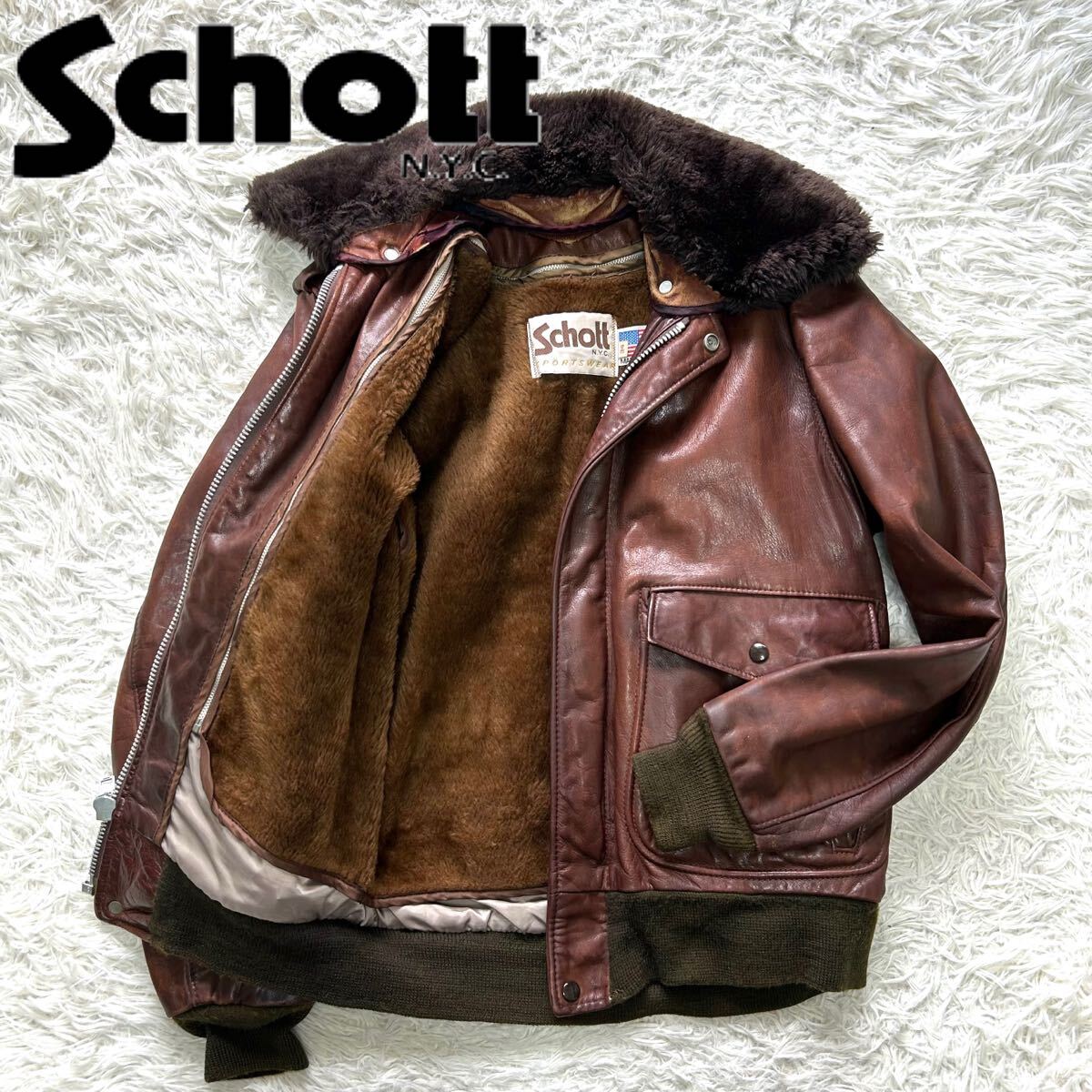 Yahoo!オークション -「g-1 フライトジャケット」(ショット) (し Yahoo!オークション -「g-1 フライトジャケット」(ショット) (し