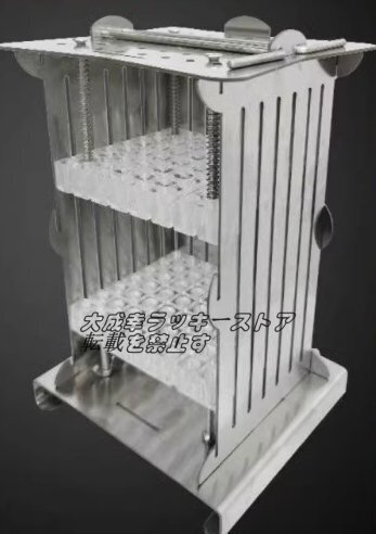 ケバブメーカーボックス、49穴シシカバブメーカー、高効率で串に糸を通すことができ キャンプやバーベキューの家族向け ケバブメーカーボックス、49穴シシカバブメーカー、高効率で串に糸を通すことができ キャンプやバーベキューの家族向け