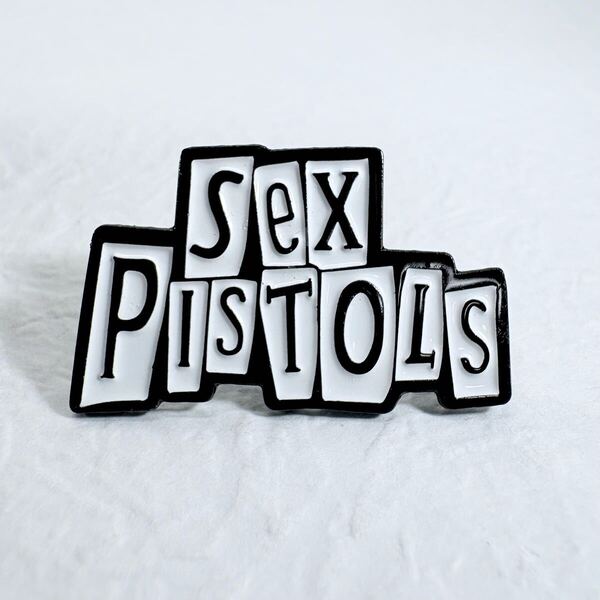 【ピンバッジ】SeX PISTOLS セックス・ピストルズ ロゴ 音楽 ジョジョ