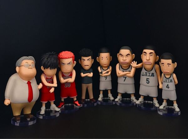SLAM DUNK FIGURE COLLECTION スラムダンク フィギュアコレクション 山王メンバ 湘北メンバ 用台座