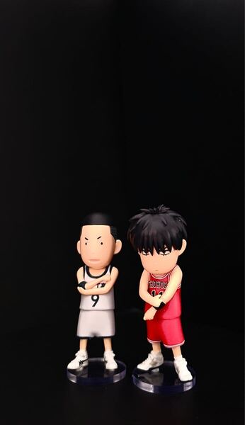 SLAM DUNK FIGURE COLLECTION スラムダンク フィギュアコレクション 流川楓 沢北栄治 用台座