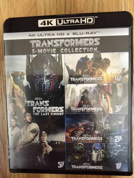 トランスフォーマー 1~5【ケース+ブルーレイ】4Kなし