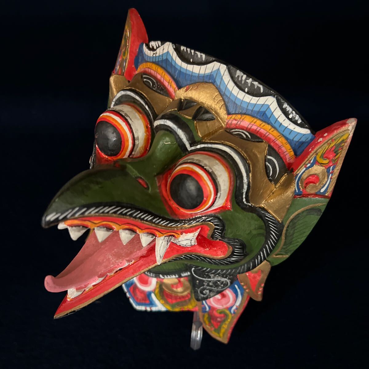 バリ島 バロンマスク 木彫り面】民芸品 インテリア 魔除け